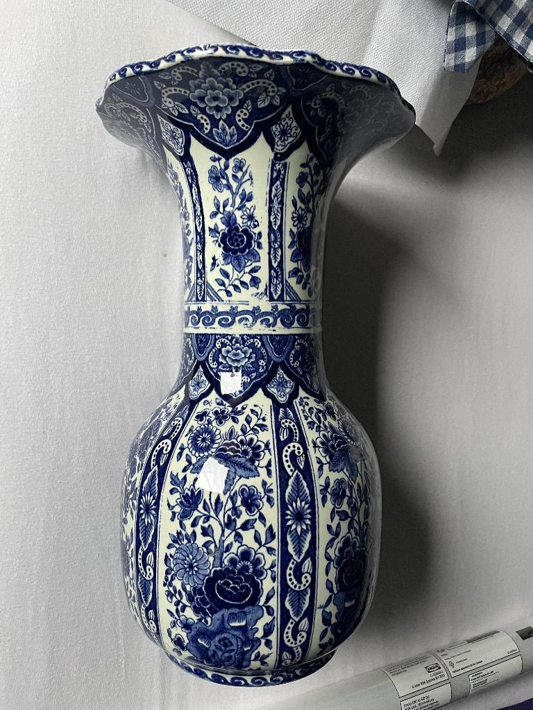 Vase bleu Delfts Made for sphinx by BOCH, Ophalen