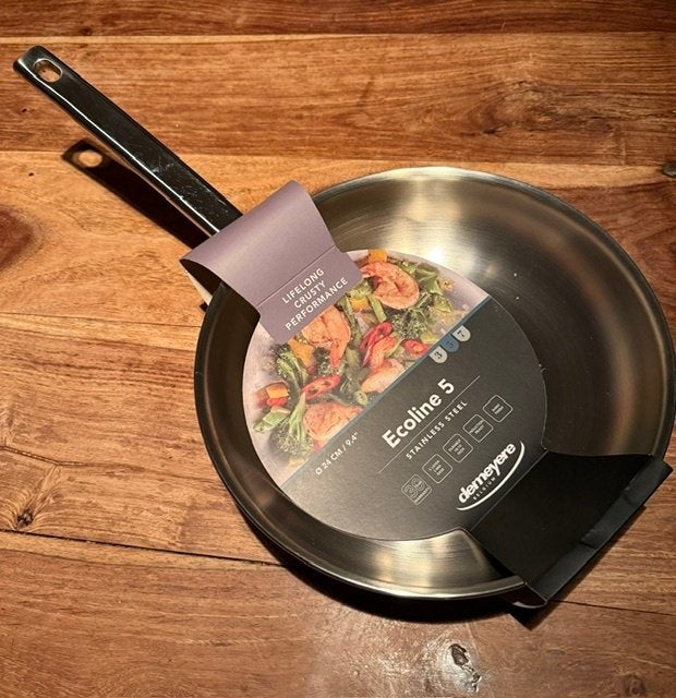 Demeyere Ecoline 5 – Nieuwe RVS-pan, Ophalen, Nieuw, Braadpan, Demeyere