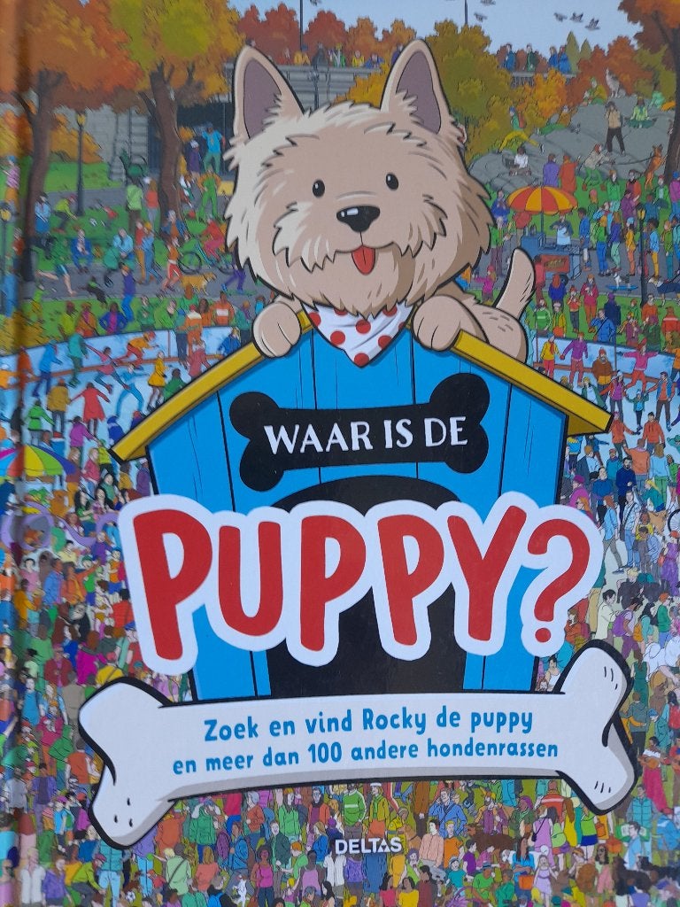 Waar is de puppy? Kijk- en zoekboek., Boeken, Ophalen of Verzenden, Zo goed als nieuw