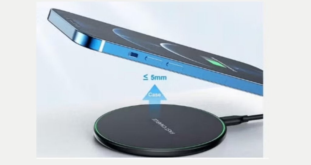 Draadloze oplader voor mobiele telefoons 50 Watt met USB, Ophalen of Verzenden, Nieuw, Draadloze oplader