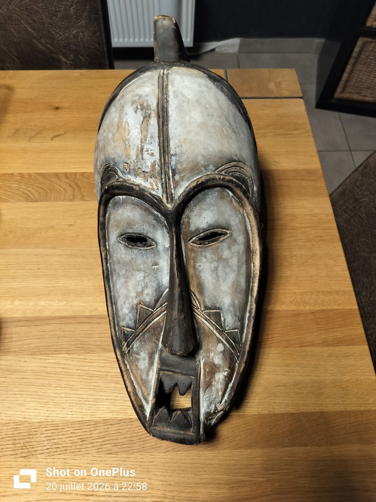 Masque Africain, Antiquités & Art, Enlèvement, Masque, Bois