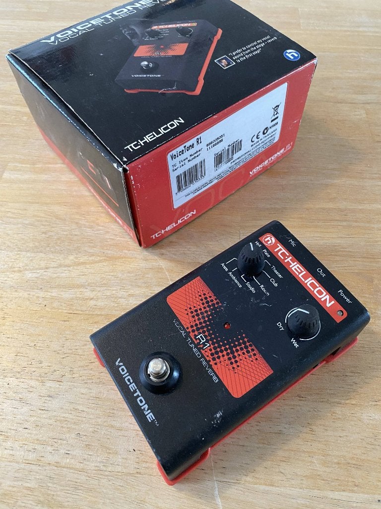 TC-Helicon VoiceTone R1 vocal reverb, Muziek en Instrumenten, Ophalen of Verzenden, Reverb
