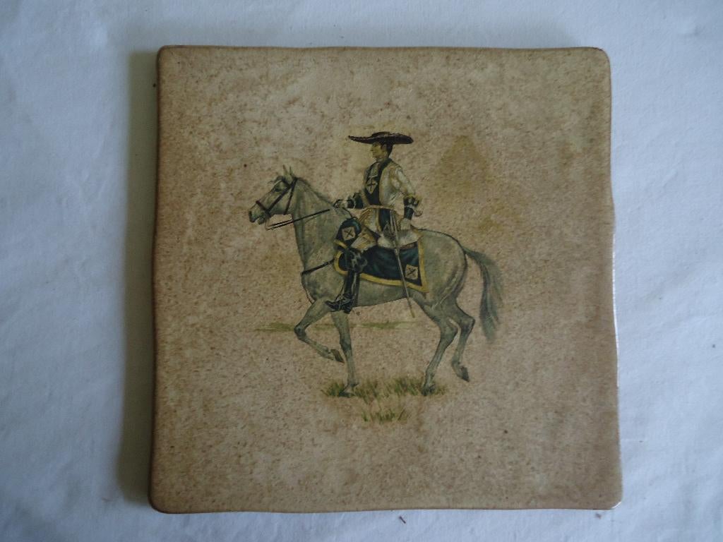 Franse antieke wandtegel 9 mm 20 cm x 20 cm, Ophalen of Verzenden