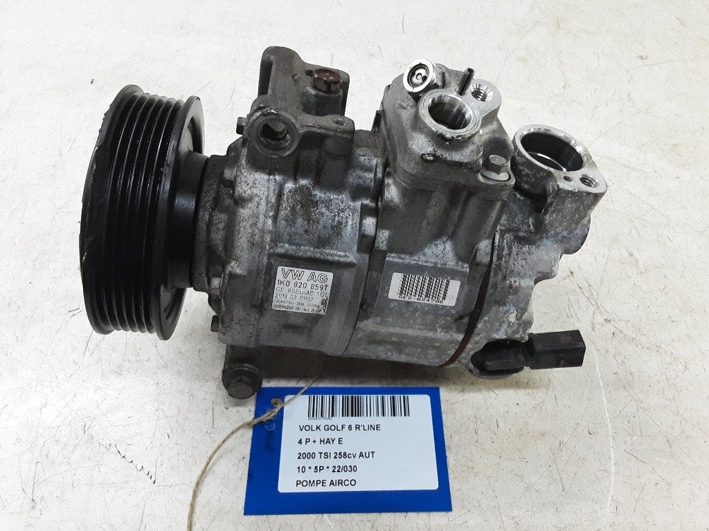 COMPRESSEUR CLIMATISATION Golf VI (5K1) (1K0820859T), Utilisé, Volkswagen