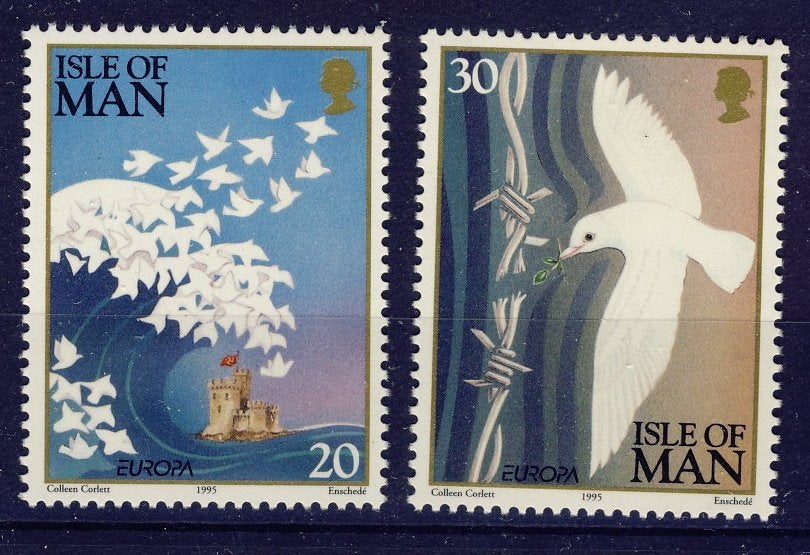 Isle of Man 1995 - CEPT nr 627 - 628 **, Postzegels en Munten, Verzenden, Postfris
