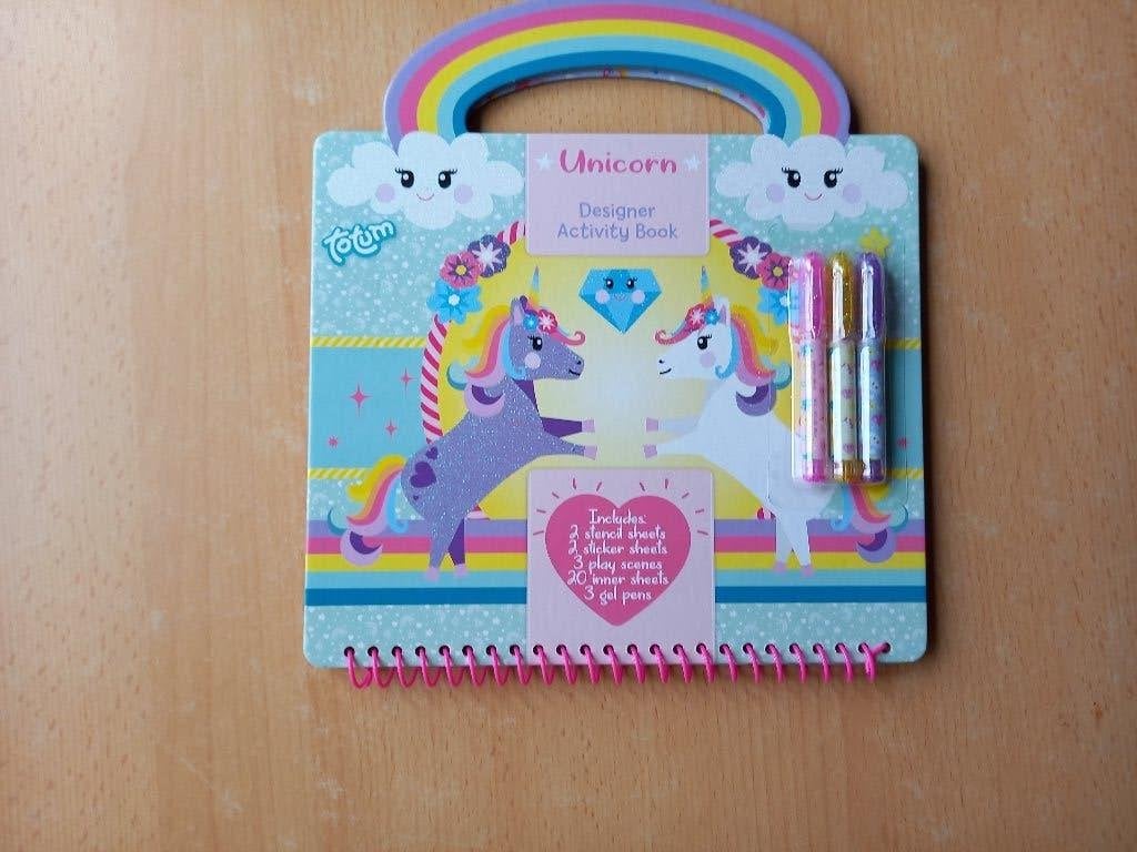 Nieuw Unicorn Activity Book  Boekje + 3 pennen, Ophalen of Verzenden, Nieuw, Knutselen