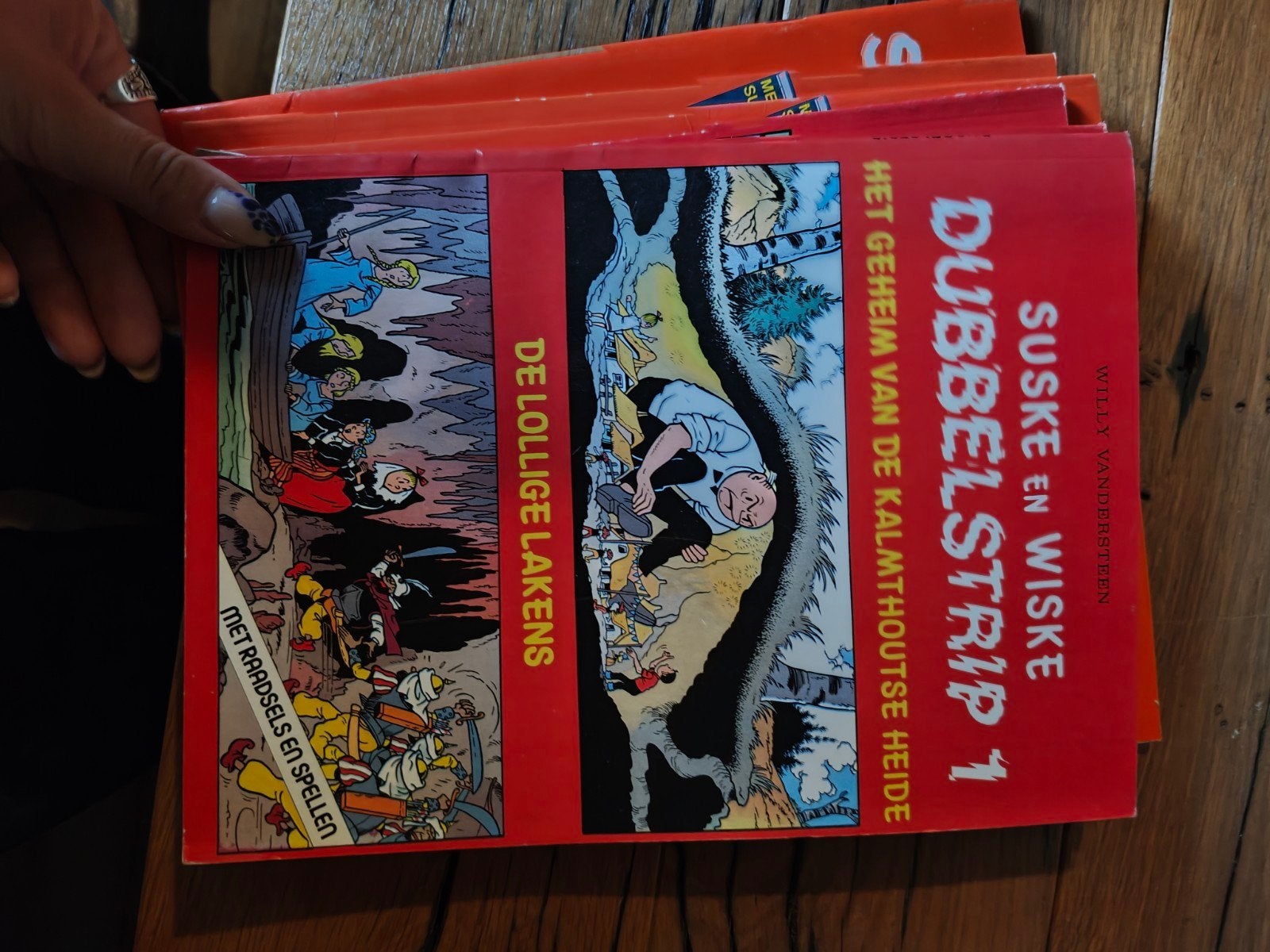 suske en wiske strips, Ophalen