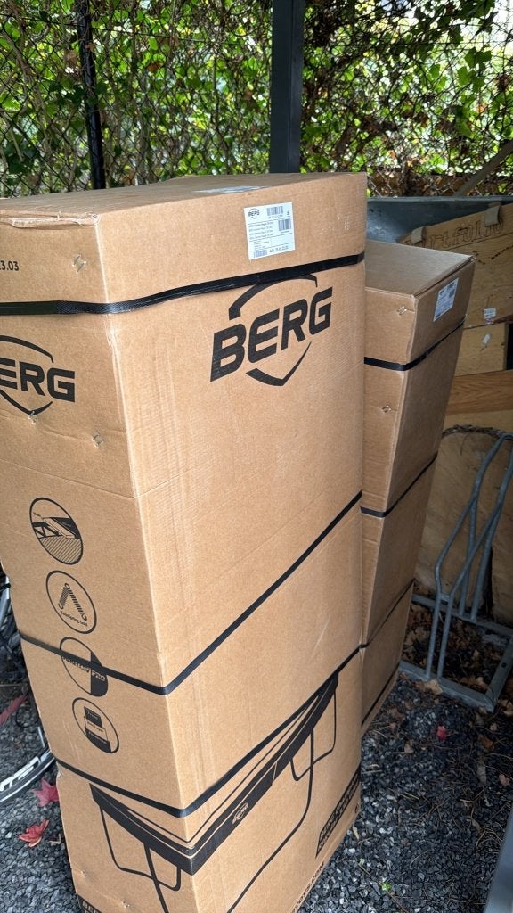 BERG Champion 330 rond + Deluxe net | NIEUW in doos, Ophalen, Nieuw