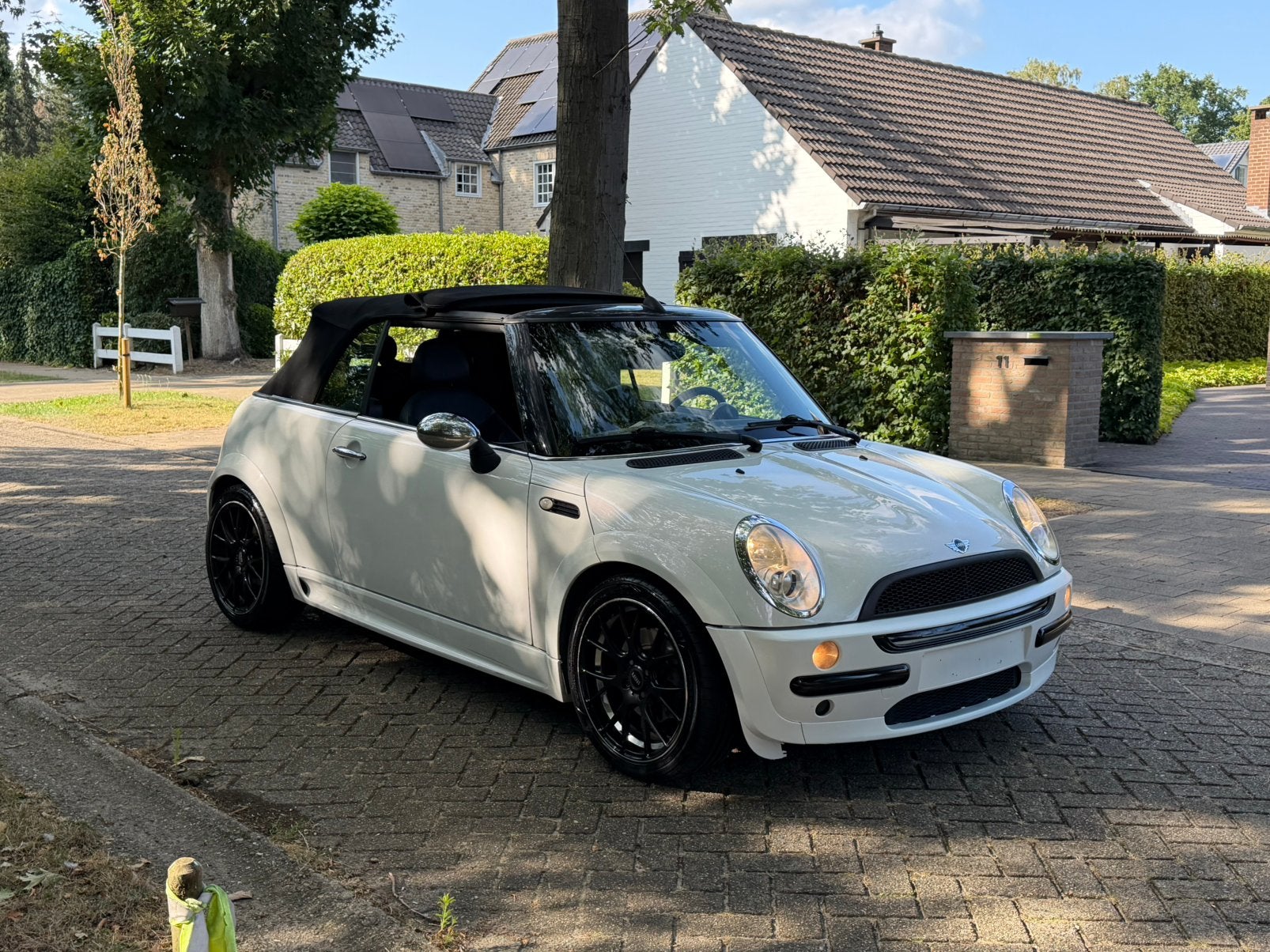 Mini Cooper Cabrio 1.6 Benzine - 2007 - 149.000 km, Auto's, Mini, Voorwielaandrijving, Zwart, Cabriolet, 1600 cc