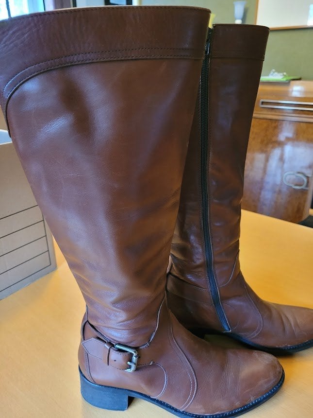bruine botten 39, Kleding | Dames, Hoge laarzen, Bruin, Ophalen of Verzenden, Zo goed als nieuw