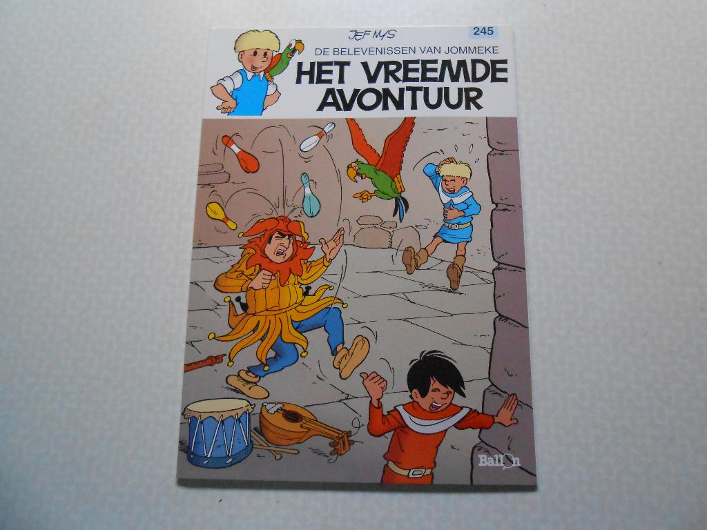 Jommeke 245 Het vreemde avontuur 2009 1 ste druk., Eén stripboek, Nieuw, Jef Nys., Ophalen of Verzenden