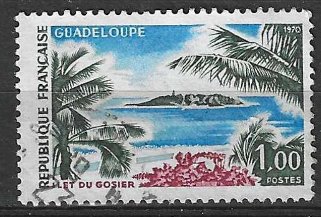 Frankrijk 1970 - Yvert 1646 - Het Gosier eilandje (ST), Verzenden, Gestempeld