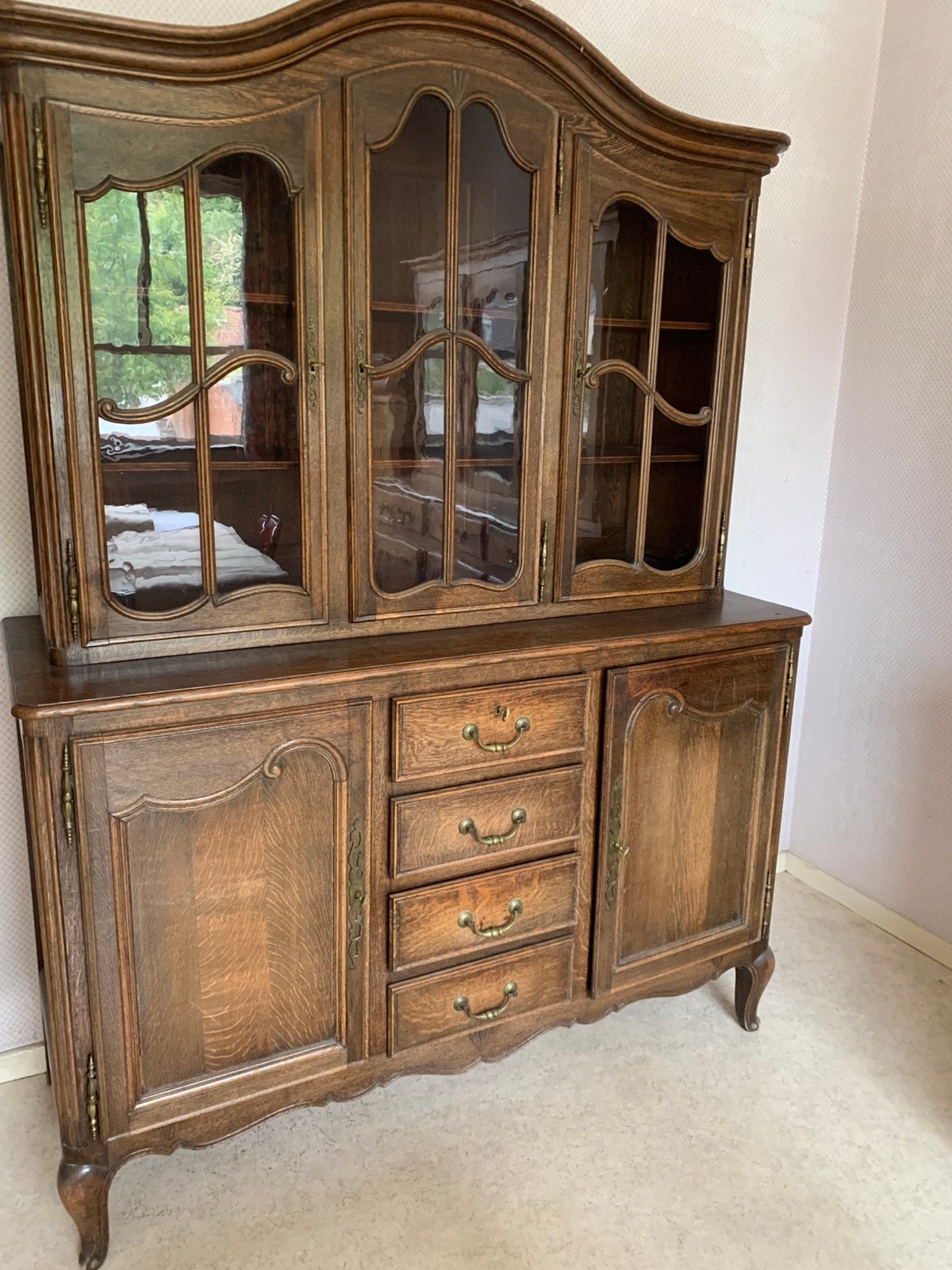 Buffet vaisselier style campagnard, Maison & Meubles, Armoires | Buffets, Comme neuf, Enlèvement