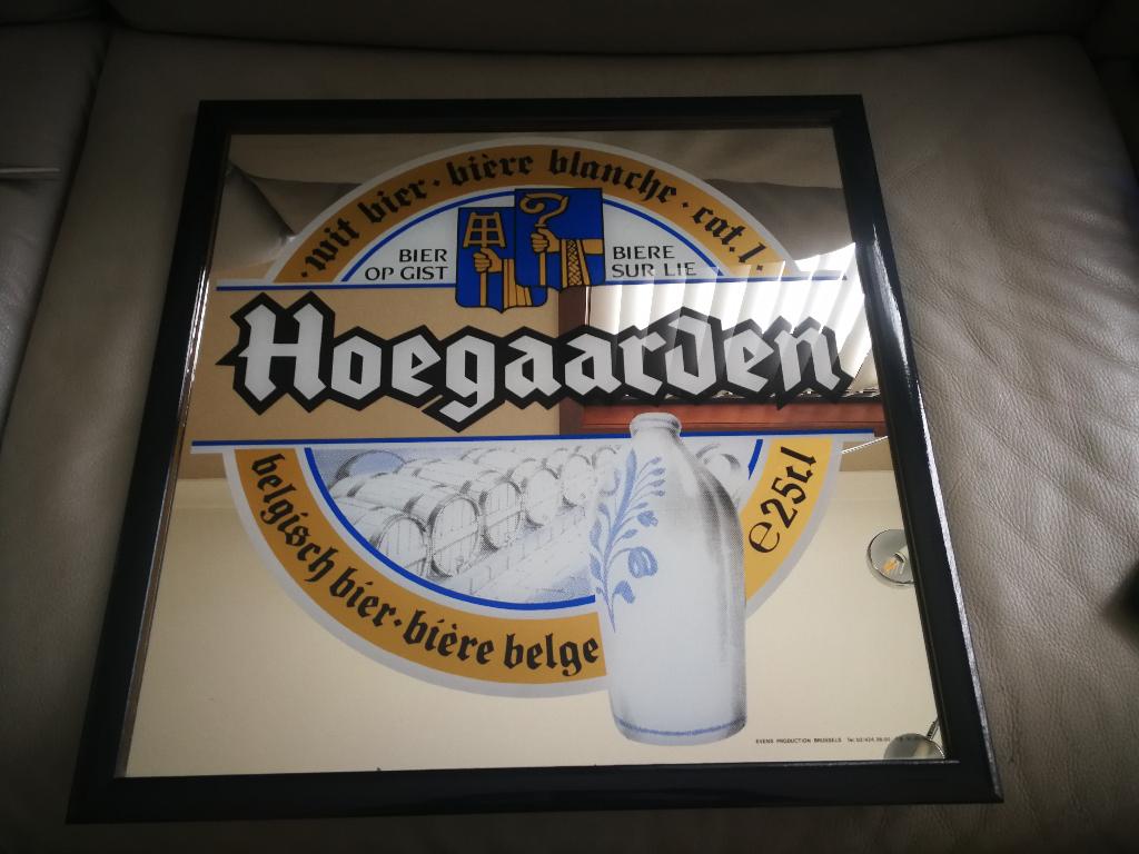 spiegel Hoegaarden nieuw in doos, Ophalen, Nieuw, Overige typen, Overige merken