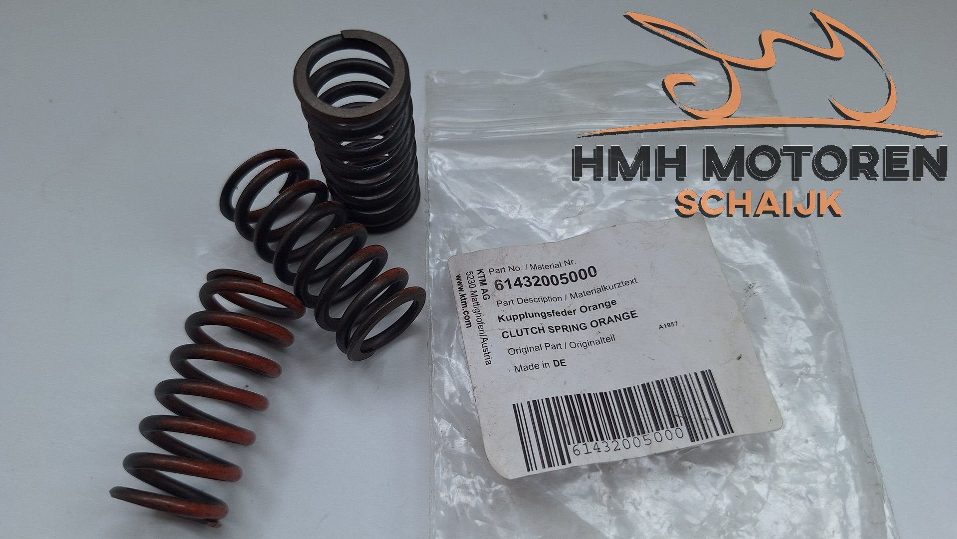 (61432005000) 3 stuks Koppeling veer oranje KTM Super Duke 1, -, Utilisé, -, -