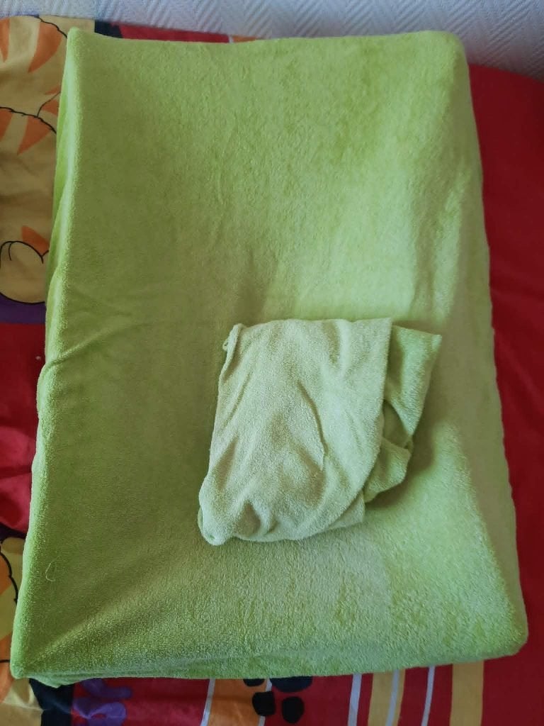 coussin à langer & 2 housses + couette + barrière de lit, Ophalen, Zo goed als nieuw, Overige typen