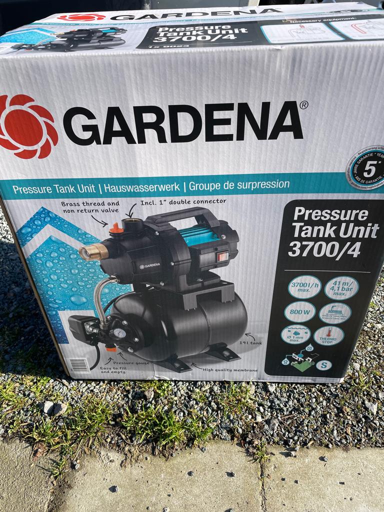 gardena hydrofoorpomp 3700/4, Ophalen, Hydrofoorpomp