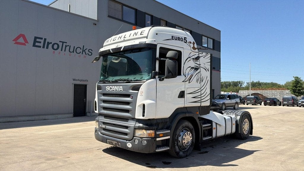 Scania R 420 (RETARDER / MANUAL GEARBOX / BOITE MANUELLE / M, Euro 5, Achterwielaandrijving, Bedrijf, 420 pk