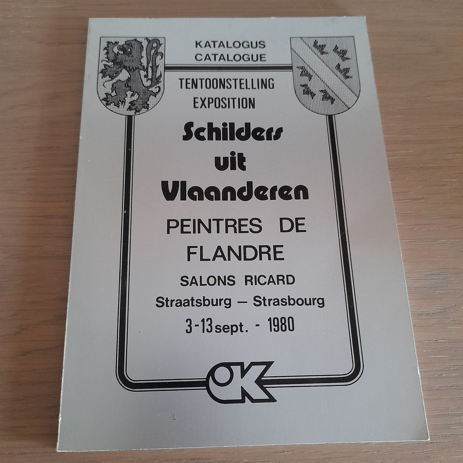 Katalogus Tentoonstelling Schilders uit Vlaanderen - 1980., Ophalen of Verzenden