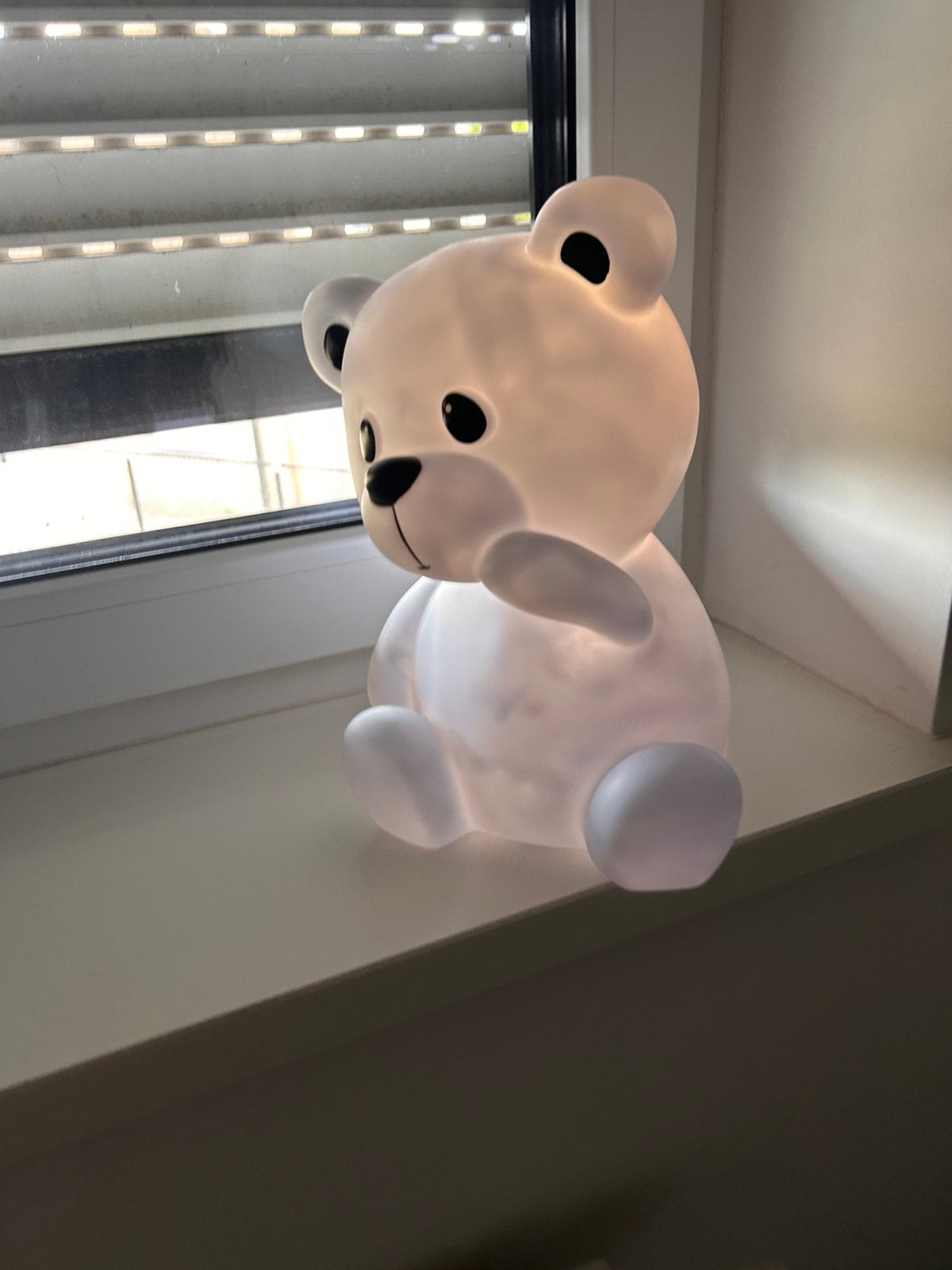 Lichtgevende beer, Kinderen en Baby's, Speelgoed | Knuffels en Pluche, Ophalen, Overige karakters, Zo goed als nieuw, Middelgroot (20 tot 80 cm)