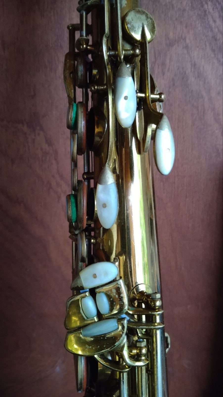 King Super 20 Full Pearl tenorsax, Muziek en Instrumenten, Ophalen, Tenor, Met koffer