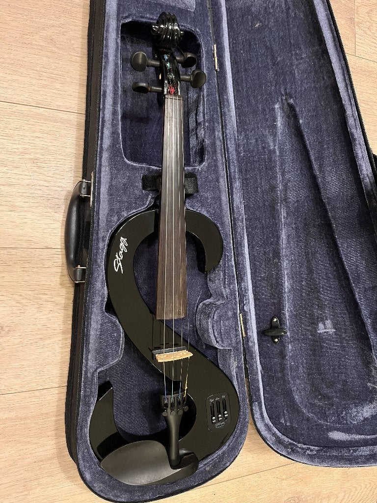 Stagg EVN 4/4 elektrische viool, Muziek en Instrumenten, Ophalen, Elektrisch, Viool, Zo goed als nieuw