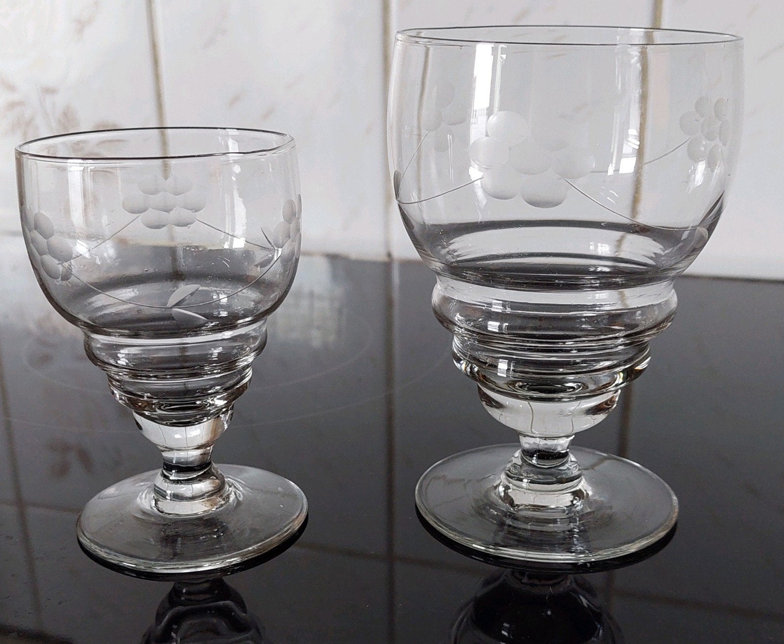 Vintage glasservies, Ophalen of Verzenden, Zo goed als nieuw, Overige typen