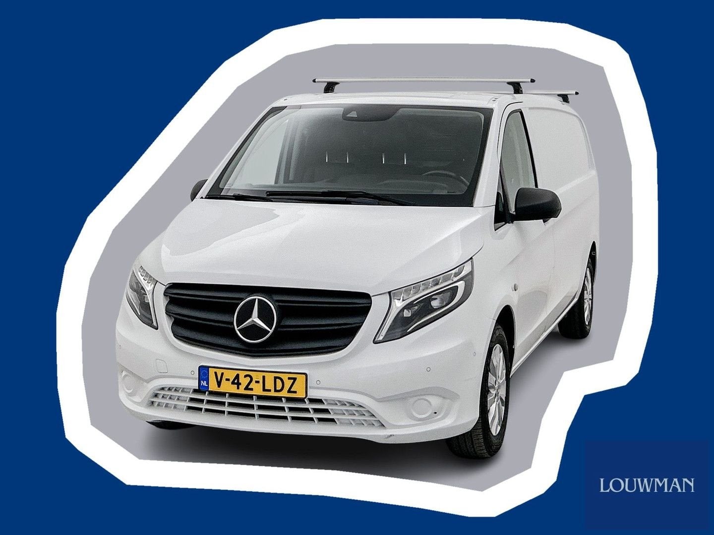 Mercedes-Benz Vito 116 CDI L3 Trekhaak Led koplampen Stoelve, Auto's, Automaat, Parkeersensor, Wit, Mercedes-Benz