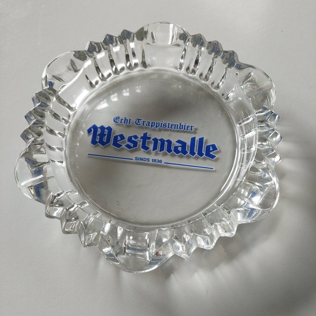 glazen asbak "Trappisten", Ophalen of Verzenden