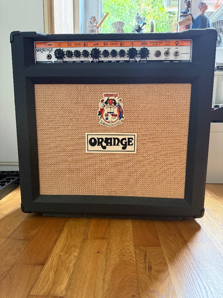 Orange ROCKERVERB 50 MK II, Ophalen, Zo goed als nieuw, Gitaar, 50 tot 100 watt