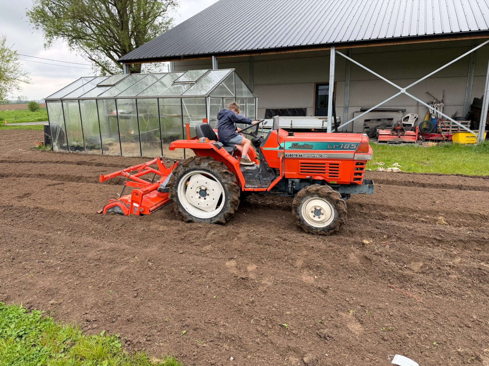 Kubota-tractor, Ophalen, Zo goed als nieuw