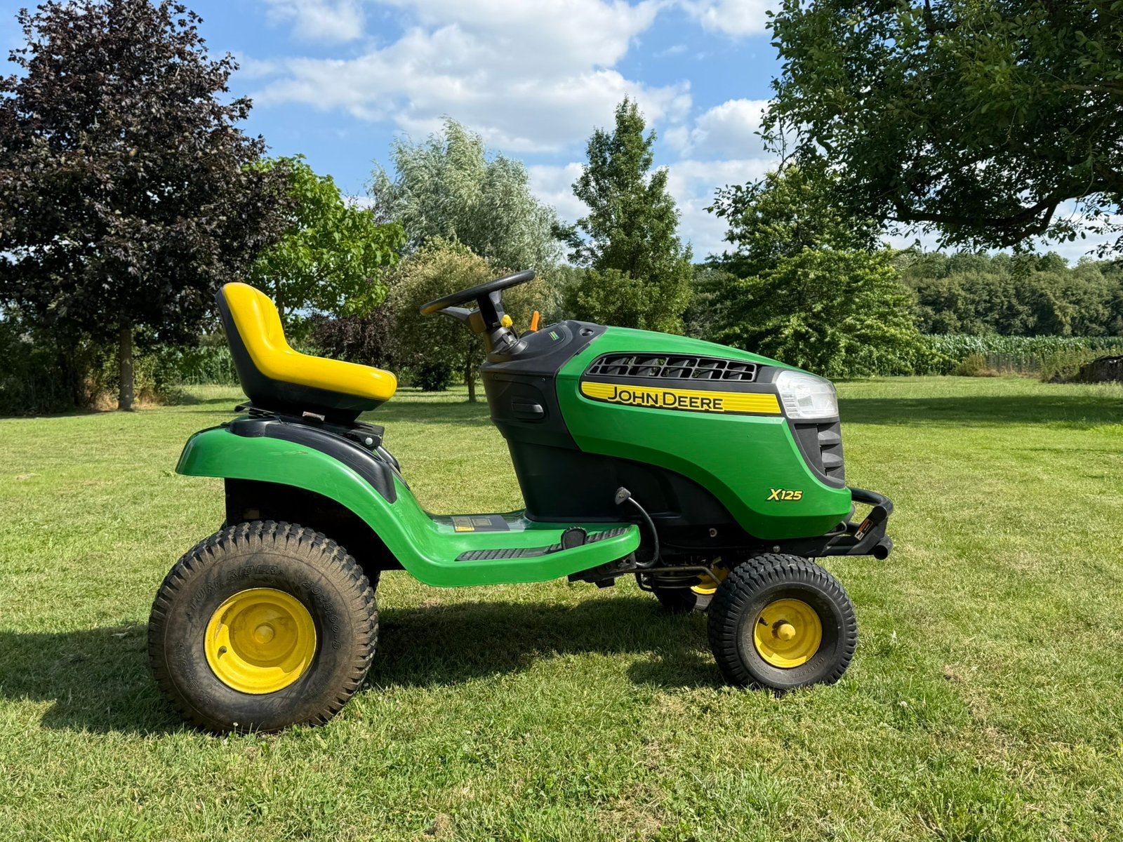 John Deere X125 Zitmaaier(Tractor), Tuin en Terras, Ophalen, Gebruikt, 90 tot 120 cm