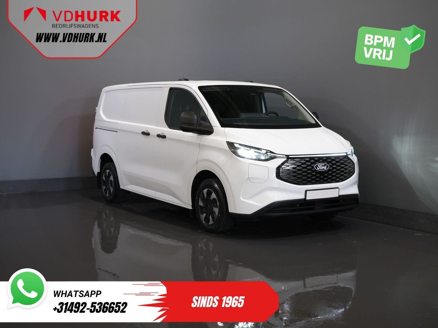 Ford E-Transit Custom Trend 65 kWh 330 km WLTP Garantie t/m, Autos, Achat, Entreprise, Automatique, Ford