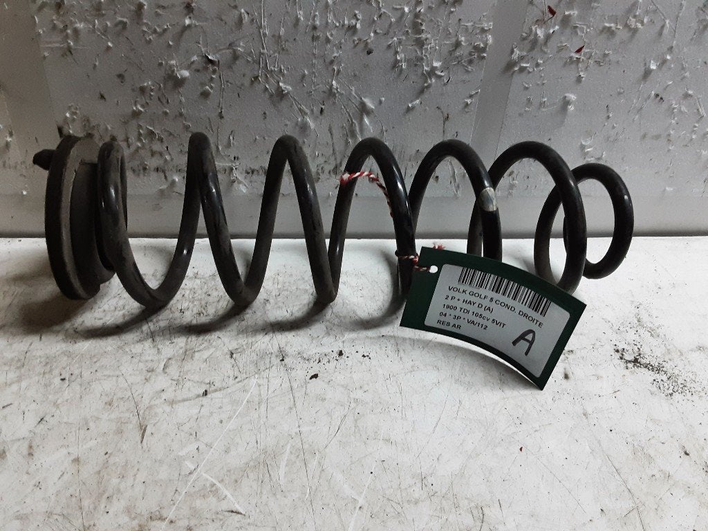 RESSORT DE SUSPENSION ARRIERE Volkswagen Golf V (1K1), Volkswagen, Volkswagen AG, Utilisé, Kundenbetreuung@volkswagen.de