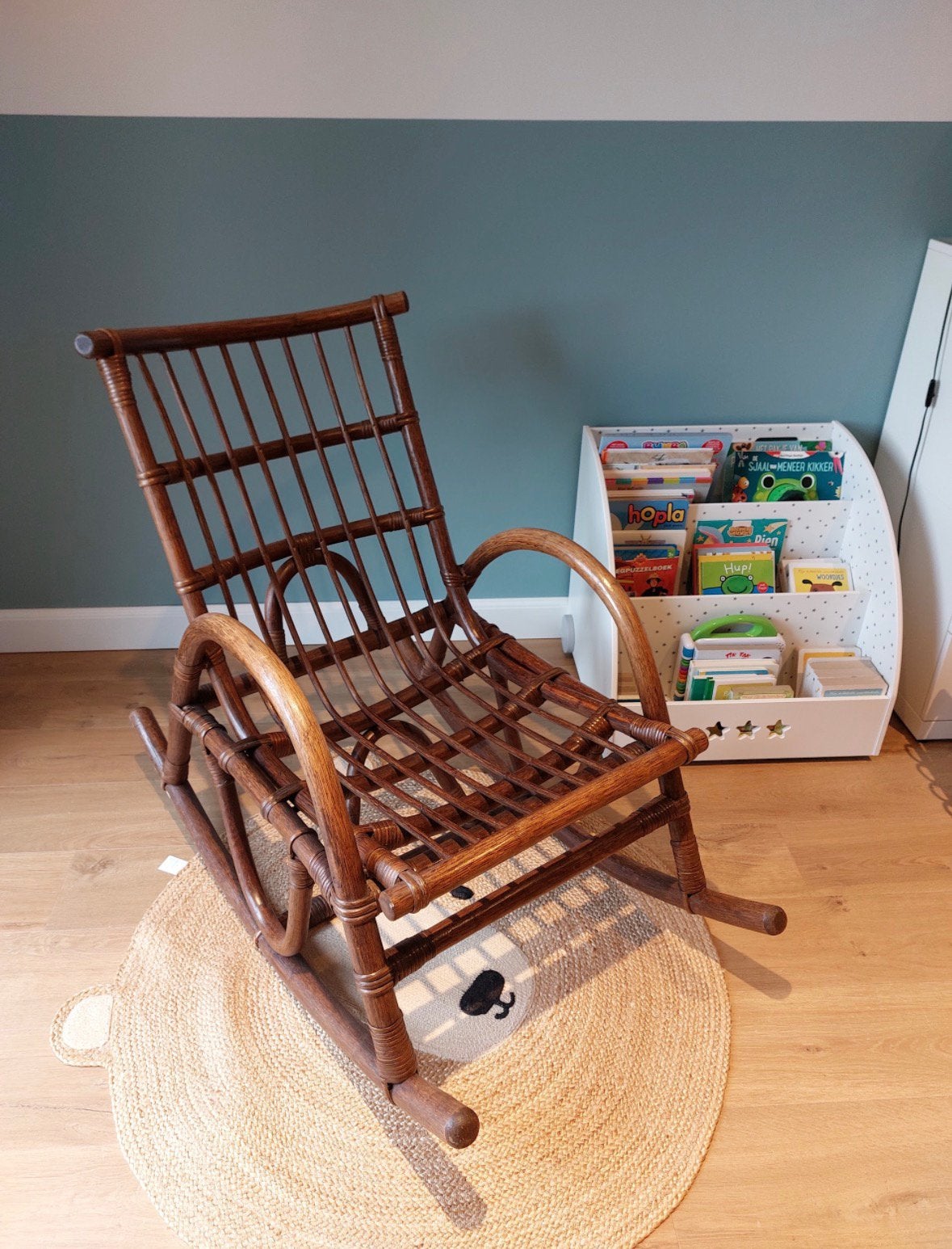Vintage schommelstoel, Kinderen en Baby's, Ophalen, Zo goed als nieuw