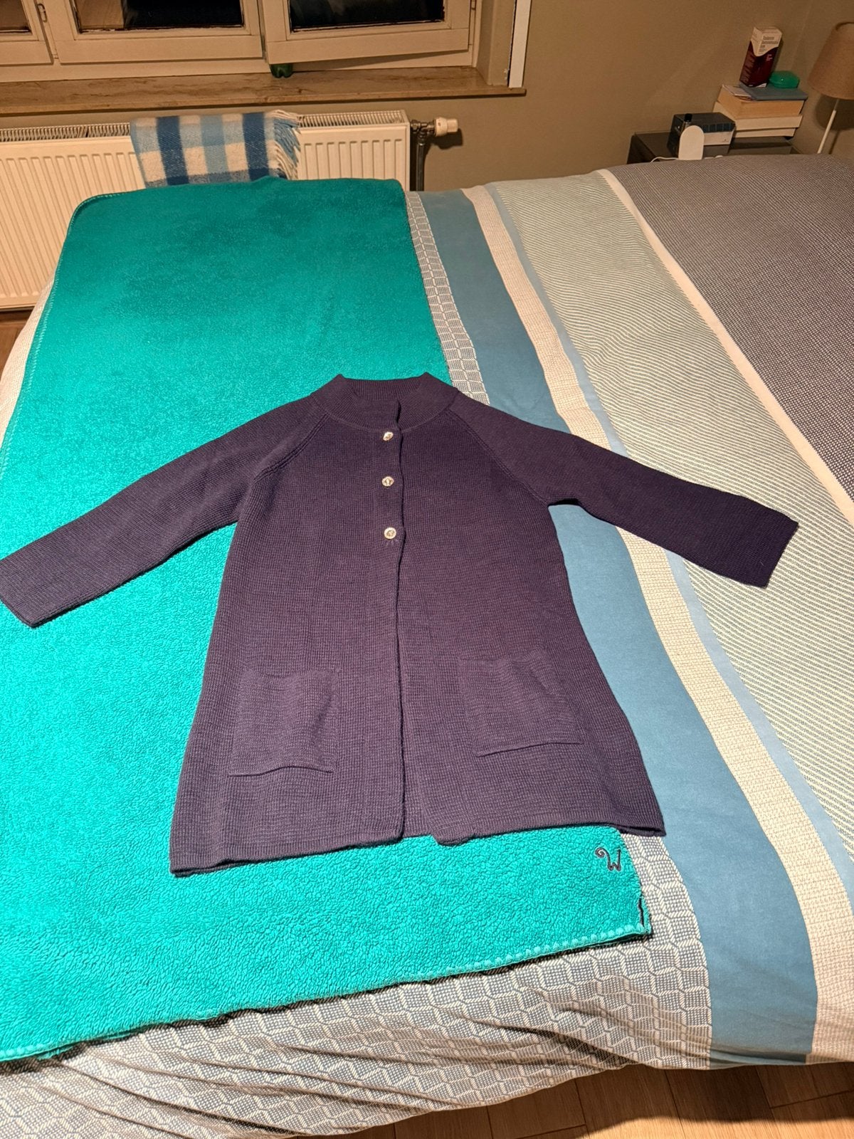 Gilet Amania M (Nieuwstaat), Kleding | Dames, Ophalen of Verzenden, Zo goed als nieuw, Maat 38/40 (M), Blauw