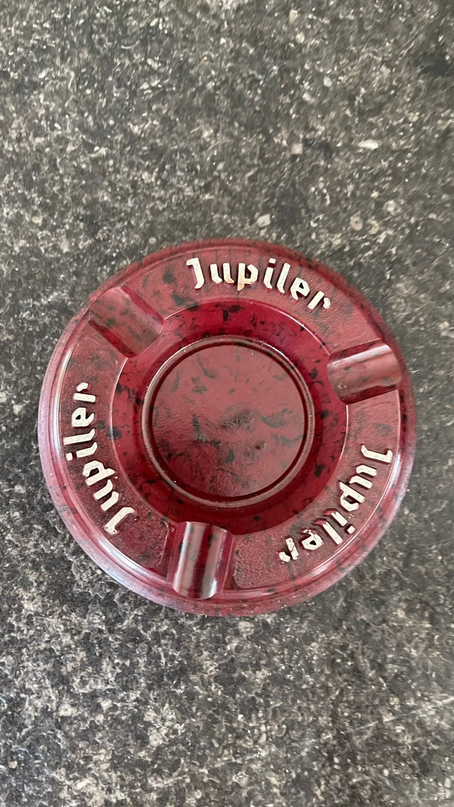 Jupiler asbak bakeliet, Verzamelen, Biermerken, Ophalen of Verzenden, Jupiler