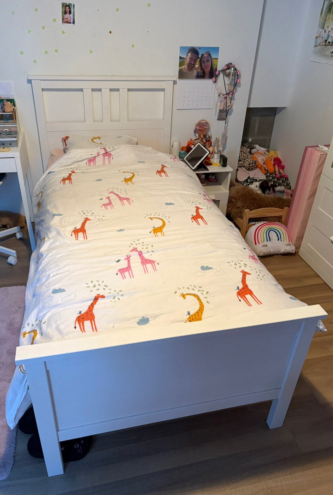 Ikea Hemnes eenpersoonsbed, Ophalen, Zo goed als nieuw, Lattenbodem