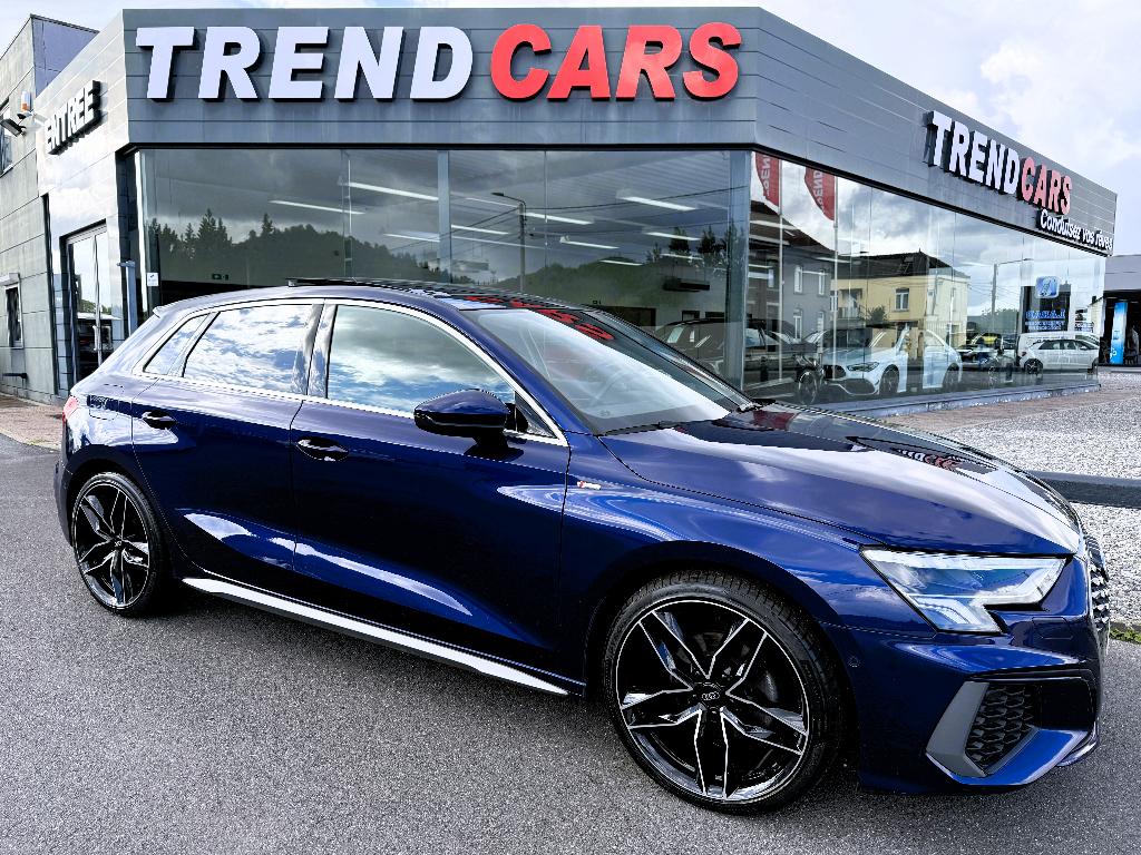 AUDI A3 30TFSI AUT 3xSLINE PANO LED MATRIX KEYLES CAM  HUD, Achat, Euro 6, Entreprise, Garantie prolongée