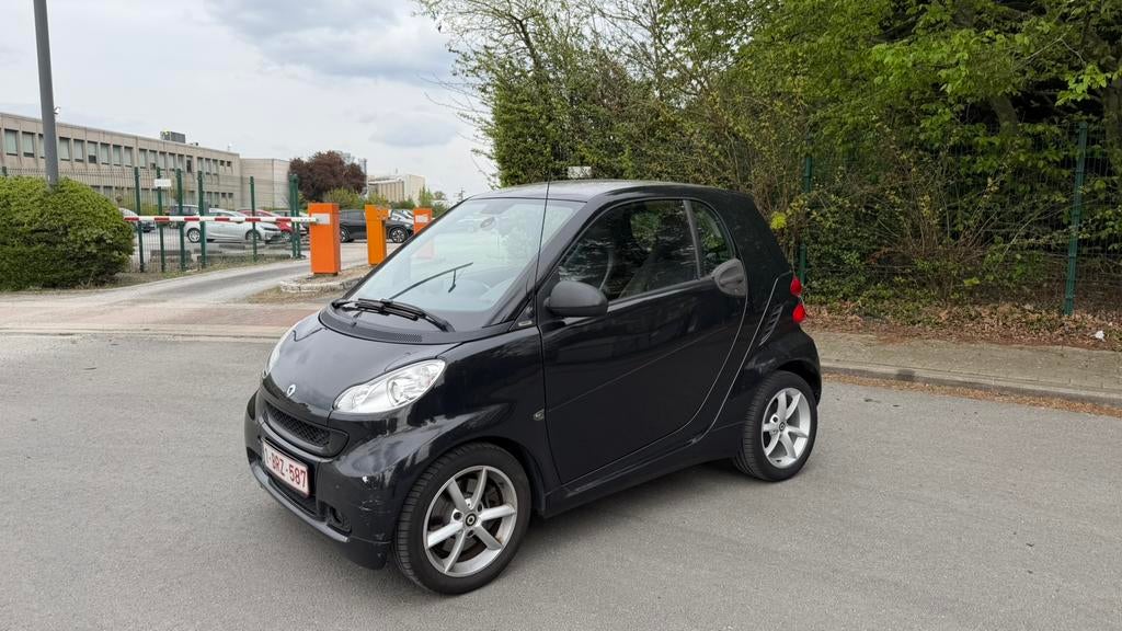 Smart fortwo 451 1.0 essence turbo 84cv, Automaat, Euro 5, Achterwielaandrijving, Zwart