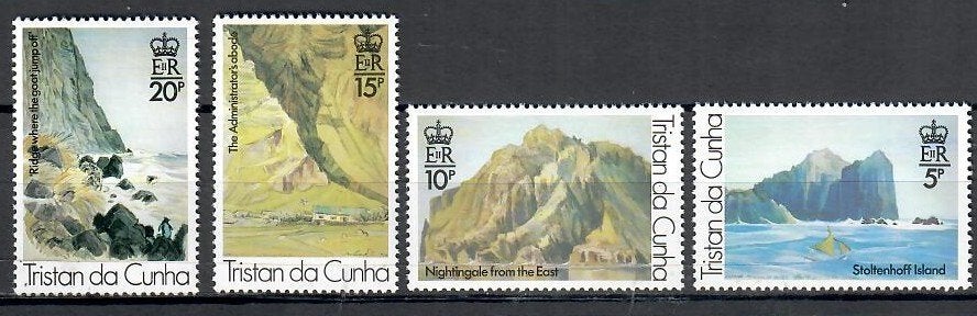 Tristan da Cunha yvertnrs 267/70 postfris, Timbres & Monnaies, Timbres | Timbres thématiques, Enlèvement ou Envoi, Non oblitéré