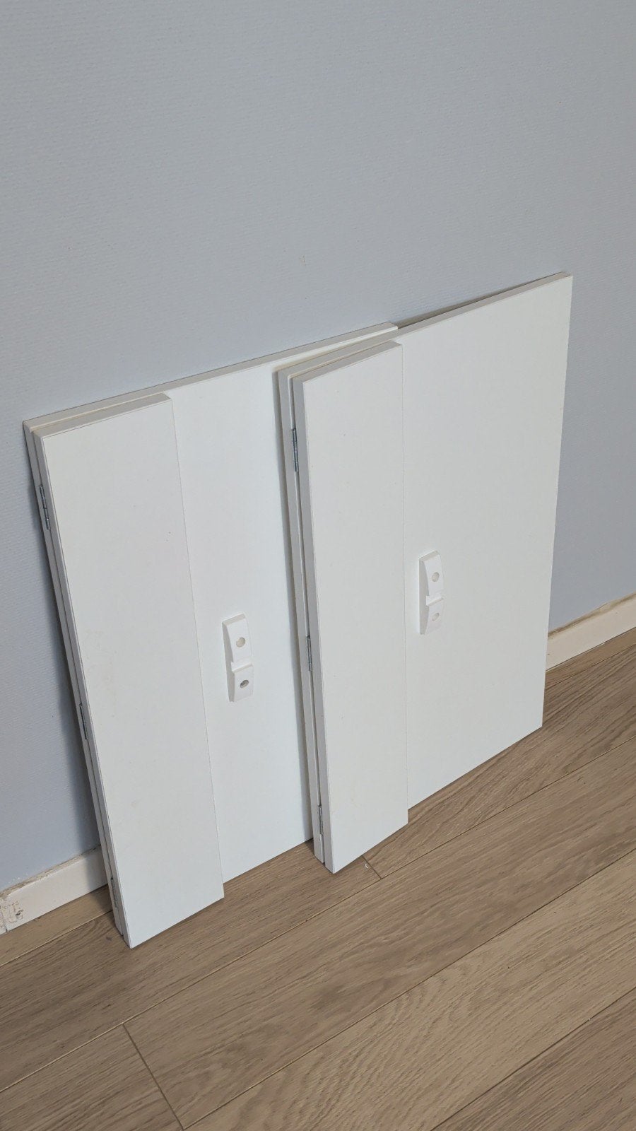 2 witte wandtafels van Ikea Norberg, Ophalen, IKEA