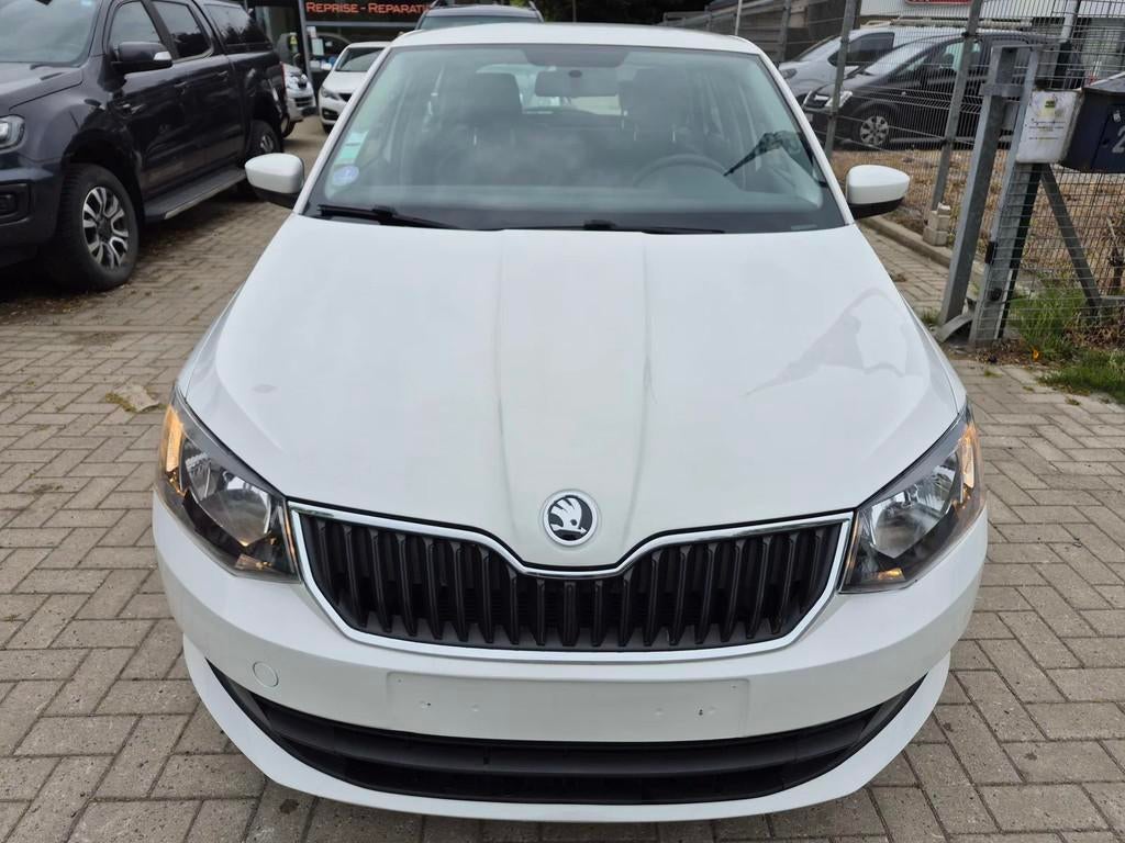 Skoda Fabia (bj 2016), Stof, Gebruikt, Wit, Bedrijf