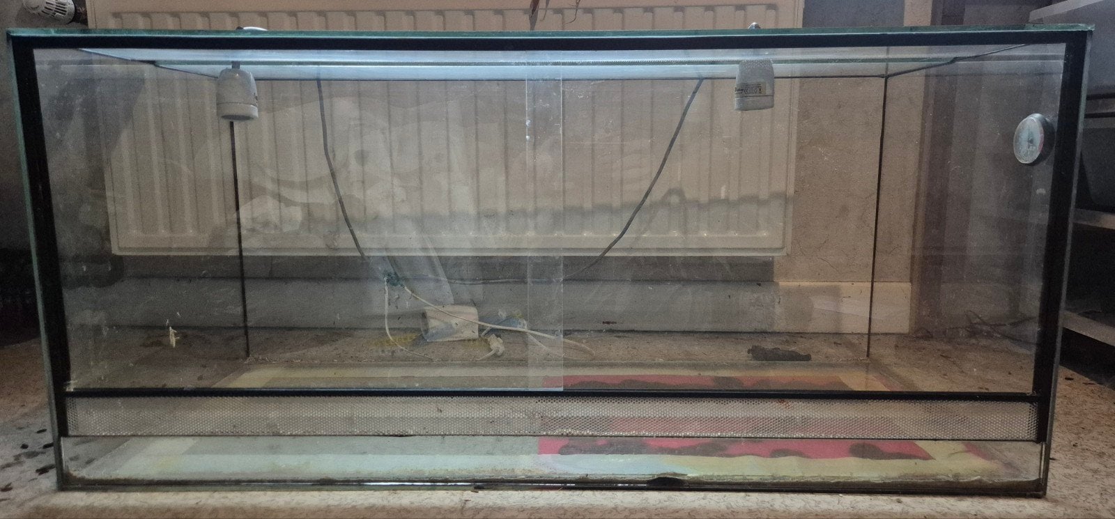 glazen terrarium, Dieren en Toebehoren, Ophalen, Gebruikt, Terrarium of Paludarium