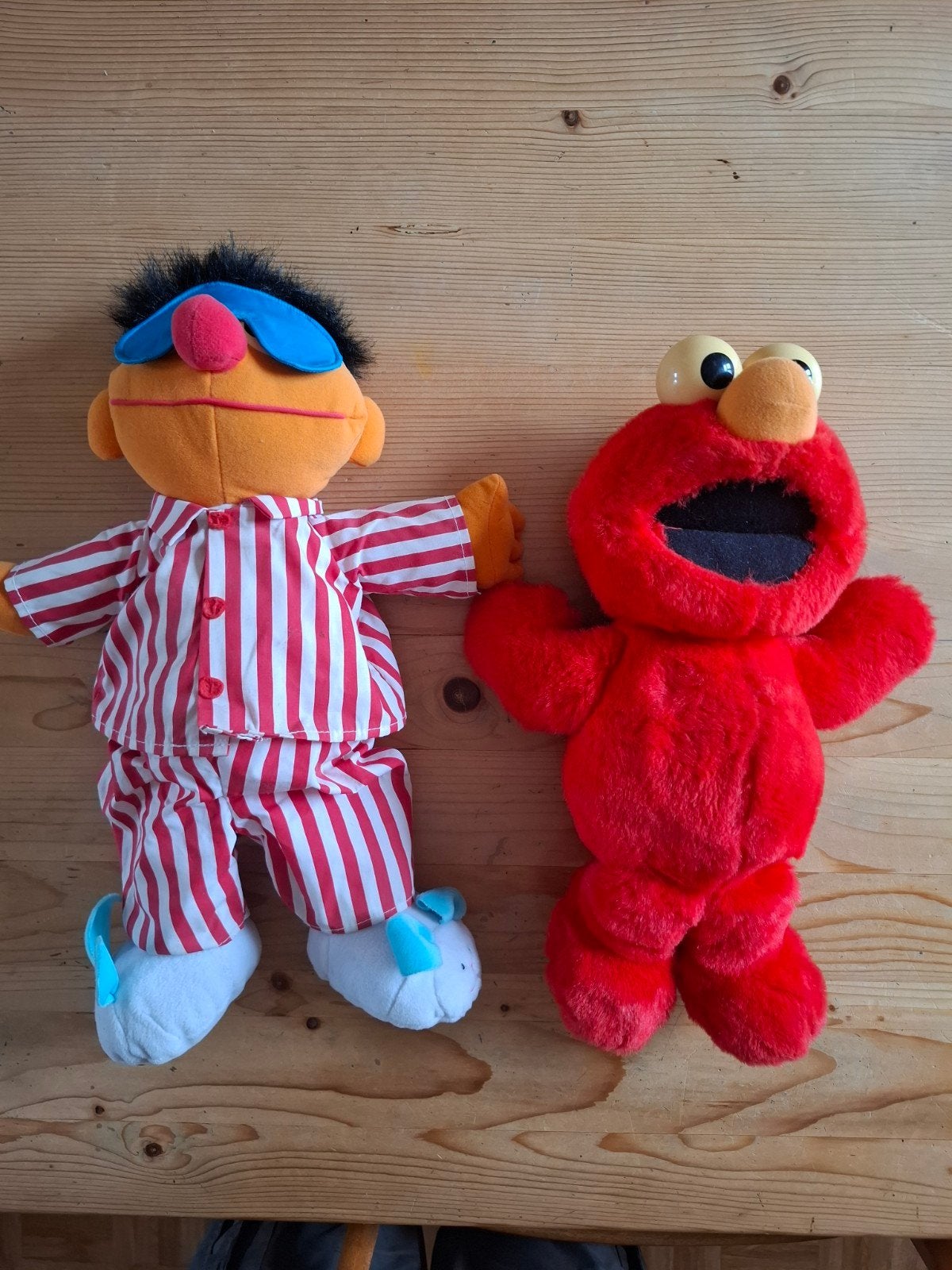 Elmo & Ernie - Sesame Street, Enfants & Bébés, Enlèvement ou Envoi, Overige karakters, Autres marques, Comme neuf
