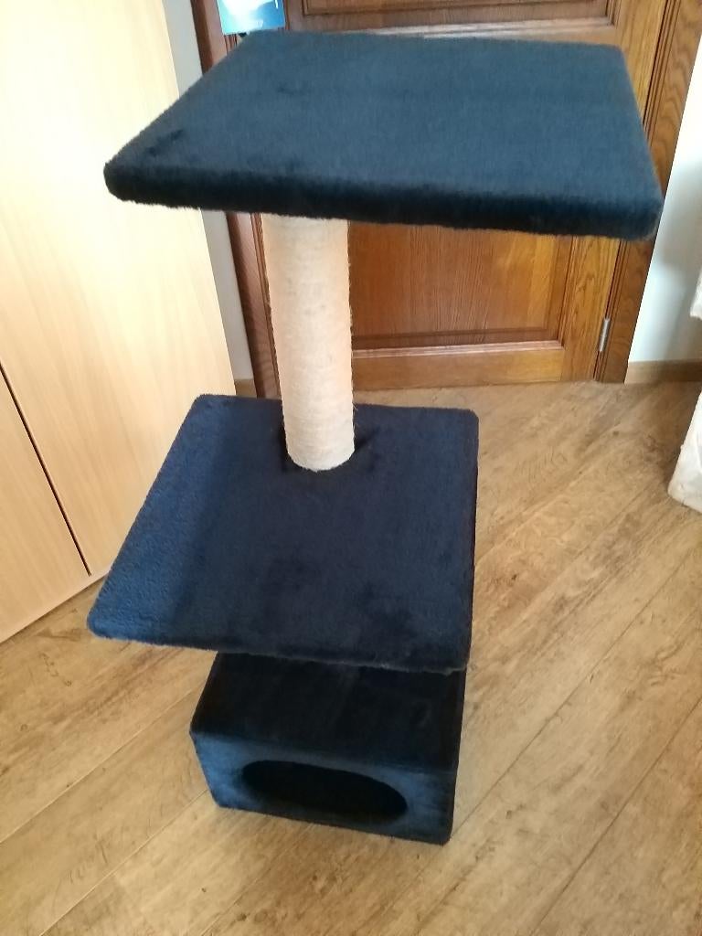 Kattenkrabpaal blauw NIEUW, Dieren en Toebehoren, Ophalen, Nieuw