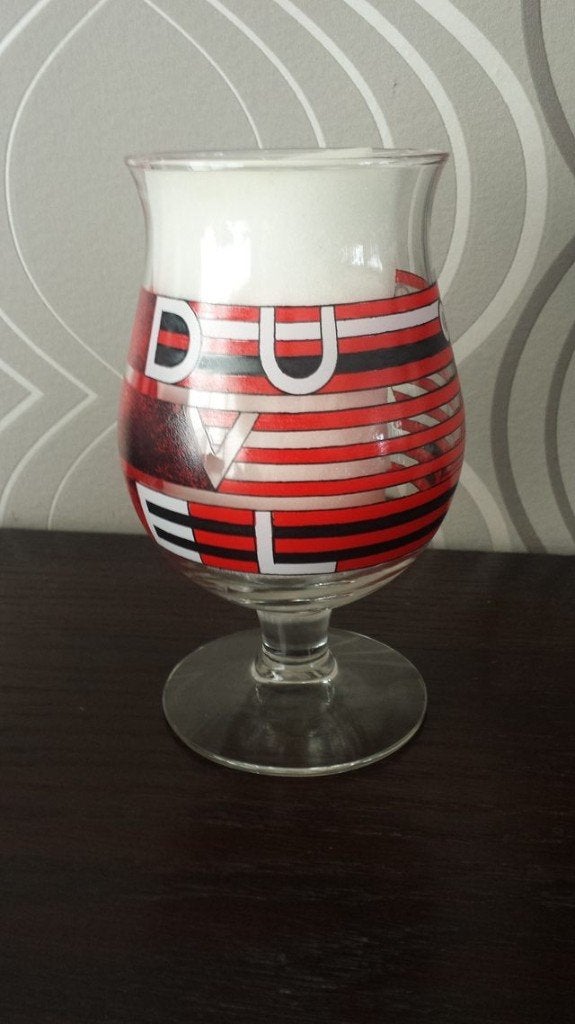 Duvel glas 'Glerum', Verzamelen, Glas en Drinkglazen, Ophalen of Verzenden, Bierglas