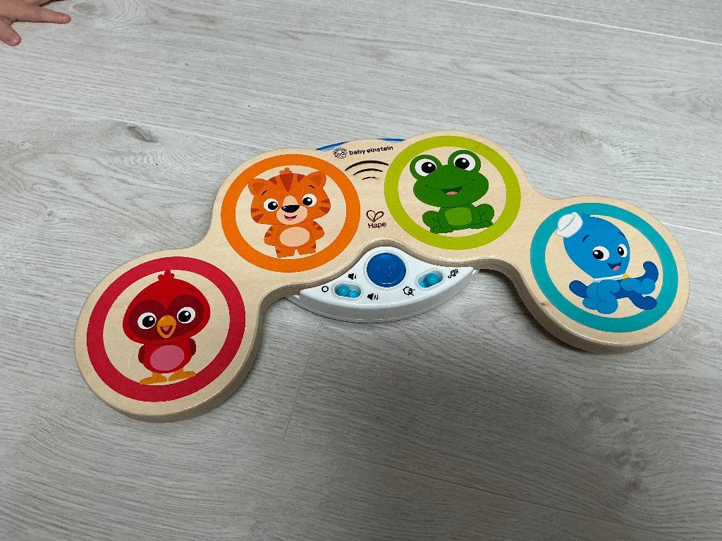Hape Activiteitenspeeltje Magic Touch Drums, Ophalen, Zo goed als nieuw