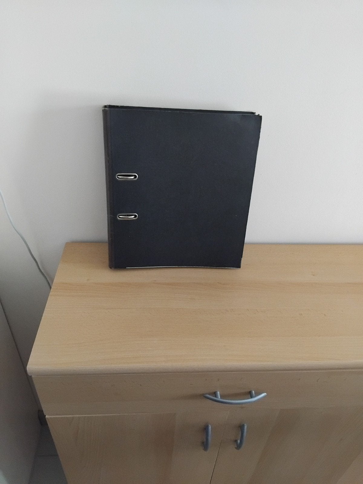 Stevige map (harde kaft+hefboom) +100 plastic hoesjes, Diversen, Ophalen