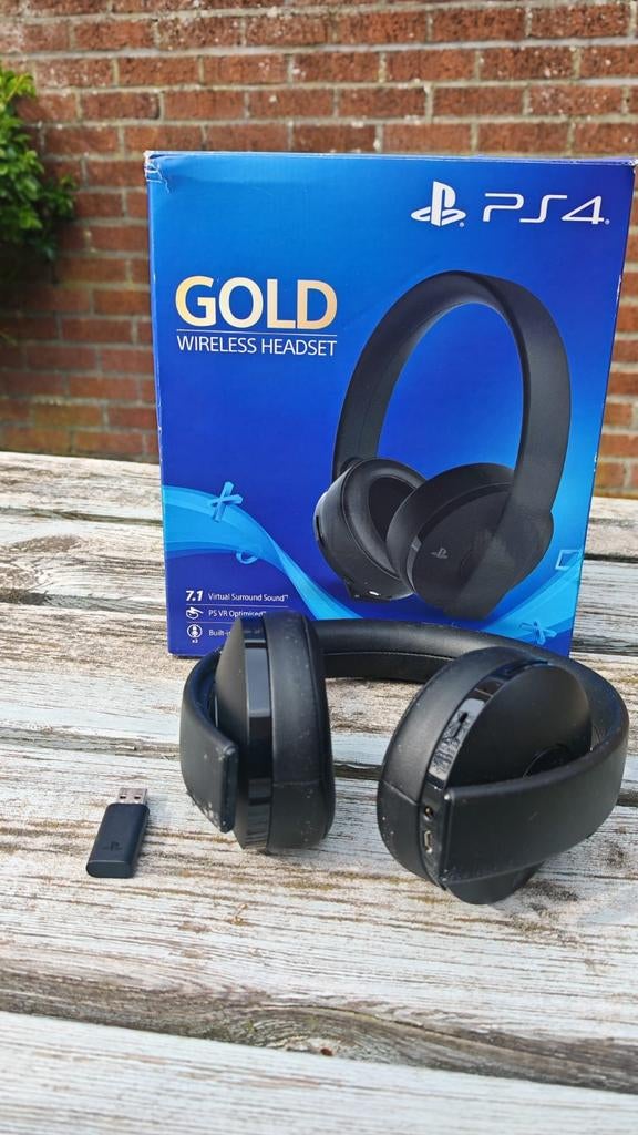 Casque PS4 sans fil origine, Enlèvement ou Envoi, Sans fil